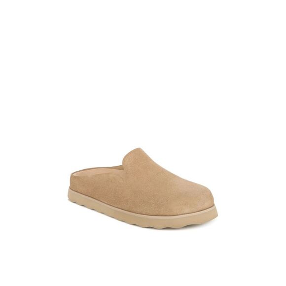 VINCE. Womens Beige Padded Carmel Round Toe Slip On Leather...